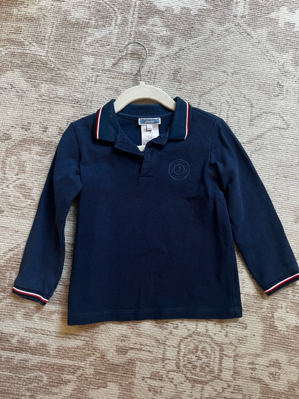 Jacadi long sleeve polo